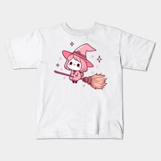 Cute witch Kids T-Shirt